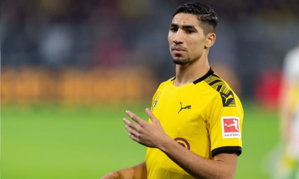 Achraf Hakimi no Borussia Dortmund